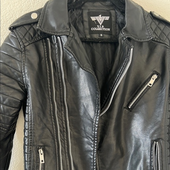V.I.P COLLECTION MEN Black Jacket SIZE S - Picture 4 of 16
